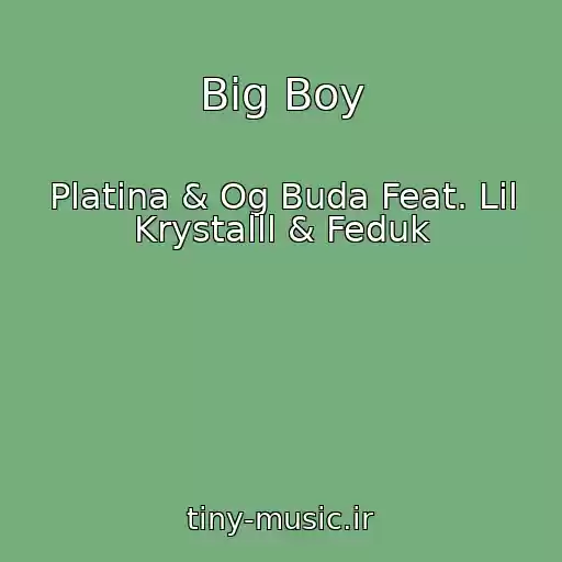 کاور آهنگ Big Boy از Platina & Og Buda Feat. Lil Krystalll & Feduk