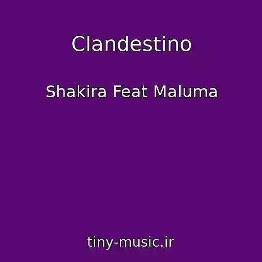 کاور آهنگ Clandestino از Shakira Feat Maluma