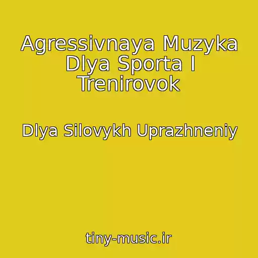 کاور آهنگ Agressivnaya Muzyka Dlya Sporta I Trenirovok از Dlya Silovykh Uprazhneniy