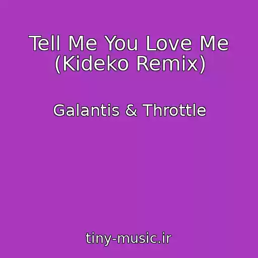 کاور آهنگ Tell Me You Love Me (Kideko Remix) از Galantis & Throttle