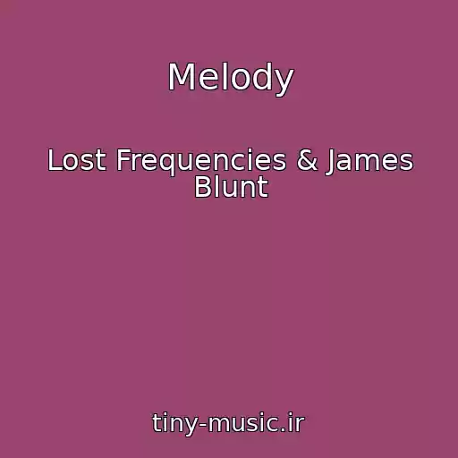 کاور آهنگ Melody از Lost Frequencies & James Blunt