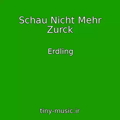 کاور آهنگ Schau Nicht Mehr Zurck از Erdling