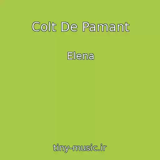 کاور آهنگ Colt De Pamant از Elena