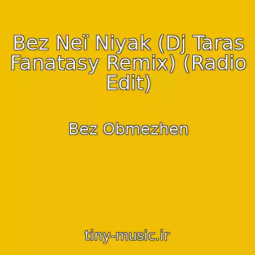 کاور آهنگ Bez Neї Nіyak (Dj Taras Fanatasy Remix) (Radio Edit) از Bez Obmezhen