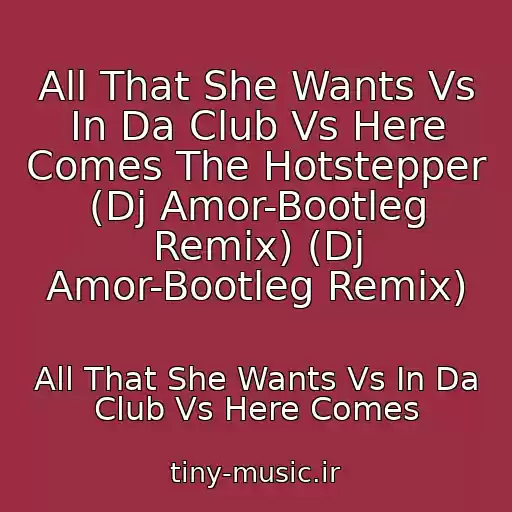 کاور آهنگ All That She Wants Vs In Da Club Vs Here Comes The Hotstepper (Dj Amor-Bootleg Remix) (Dj Amor-Bootleg Remix) از All That She Wants Vs In Da Club Vs Here Comes