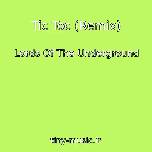 کاور آهنگ Tic Toc (Remix) از Lords Of The Underground