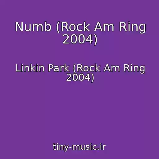 کاور آهنگ Numb (Rock Am Ring 2004) از Linkin Park (Rock Am Ring 2004)