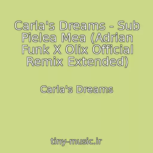 کاور آهنگ Carla's Dreams - Sub Pielea Mea (Adrian Funk X Olix Official Remix Extended) از Carla's Dreams