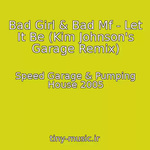 کاور آهنگ Bad Girl & Bad Mf - Let It Be (Kim Johnson's Garage Remix) از Speed Garage & Pumping House 2005