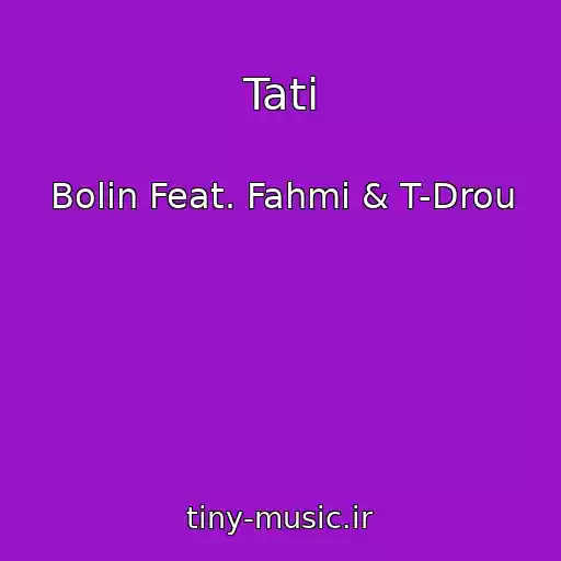کاور آهنگ Tati از Bolin Feat. Fahmi & T-Drou
