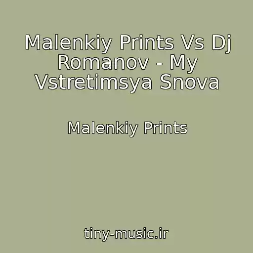 کاور آهنگ Malenkiy Prints Vs Dj Romanov - My Vstretimsya Snova از Malenkiy Prints