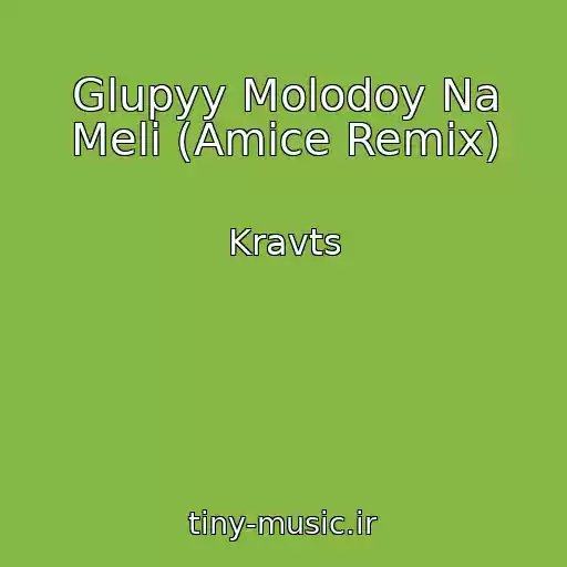 کاور آهنگ Glupyy Molodoy Na Meli (Amice Remix) از Kravts