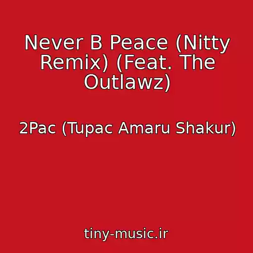 کاور آهنگ Never B Peace (Nitty Remix) (Feat. The Outlawz) از 2Pac (Tupac Amaru Shakur)