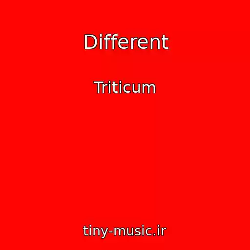 کاور آهنگ Different از Triticum