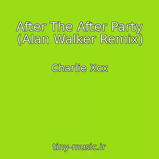 کاور آهنگ After The After Party (Alan Walker Remix) از Charlie Xcx