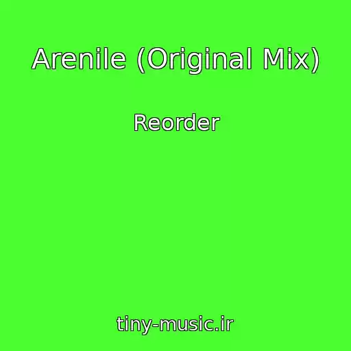 کاور آهنگ Arenile (Original Mix) از Reorder