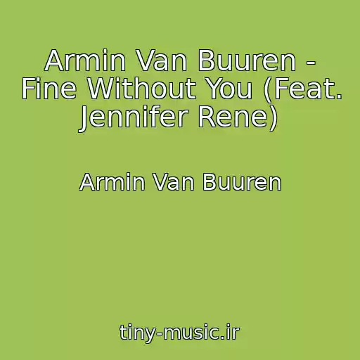 کاور آهنگ Armin Van Buuren - Fine Without You (Feat. Jennifer Rene) از Armin Van Buuren