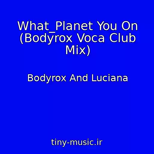 کاور آهنگ What_Planet You On (Bodyrox Voca Club Mix) از Bodyrox And Luciana