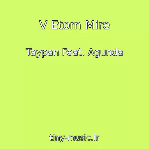 کاور آهنگ V Etom Mire از Taypan Feat. Agunda