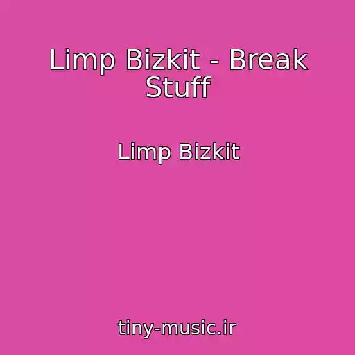 کاور آهنگ Limp Bizkit - Break Stuff از Limp Bizkit