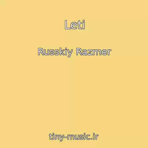 کاور آهنگ Leti از Russkiy Razmer