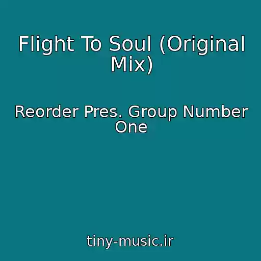 کاور آهنگ Flight To Soul (Original Mix) از Reorder Pres. Group Number One