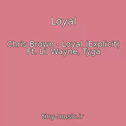 کاور آهنگ Loyal از Chris Brown - Loyal (Explicit) Ft. Lil Wayne, Tyga