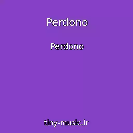 کاور آهنگ Perdono از Perdono