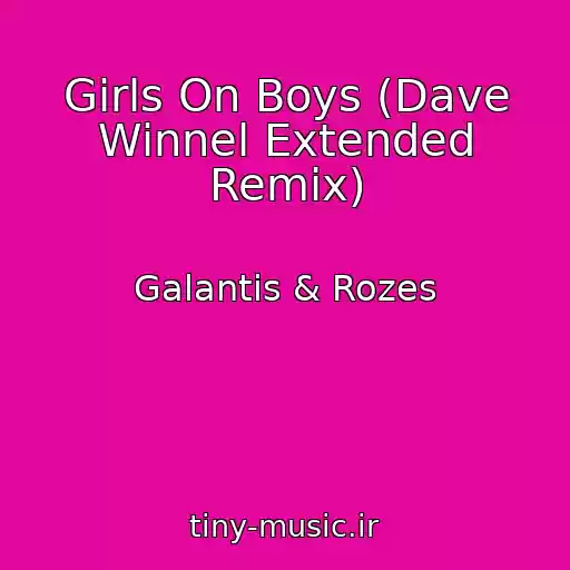 کاور آهنگ Girls On Boys (Dave Winnel Extended Remix) از Galantis & Rozes