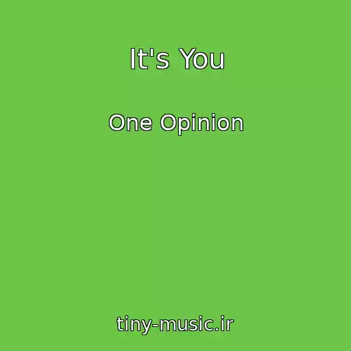 کاور آهنگ It's You از One Opinion