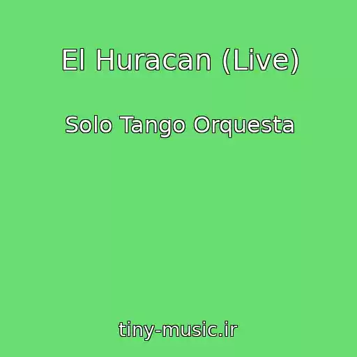 کاور آهنگ El Huracan (Live) از Solo Tango Orquesta