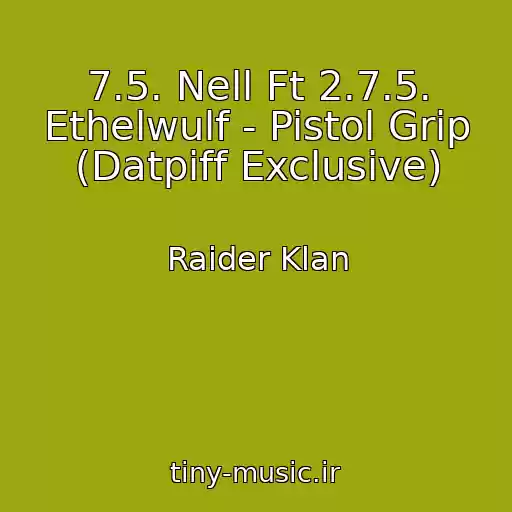 کاور آهنگ 7.5. Nell Ft 2.7.5. Ethelwulf - Pistol Grip (Datpiff Exclusive) از Raider Klan