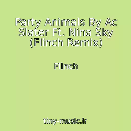 کاور آهنگ Party Animals By Ac Slater Ft. Nina Sky (Flinch Remix) از Flinch