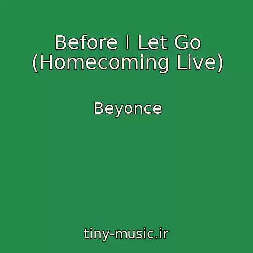 کاور آهنگ Before I Let Go (Homecoming Live) از Beyonce