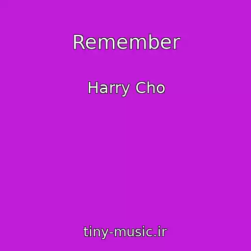 کاور آهنگ Remember از Harry Cho