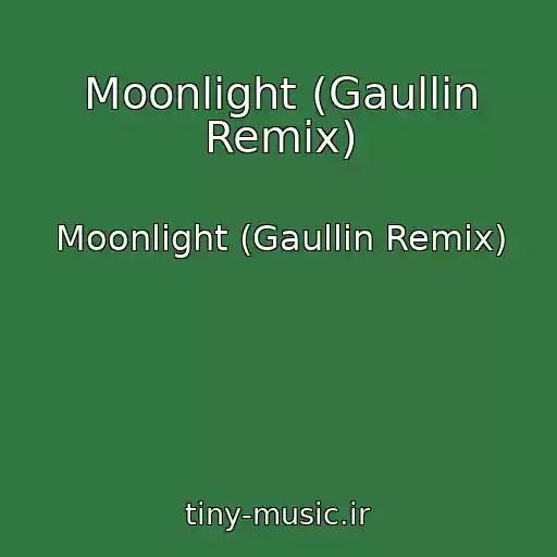 کاور آهنگ Moonlight (Gaullin Remix) از Moonlight (Gaullin Remix)