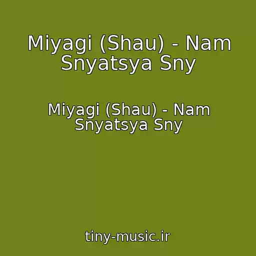 کاور آهنگ Miyagi (Shau) - Nam Snyatsya Sny از Miyagi (Shau) - Nam Snyatsya Sny