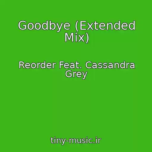 کاور آهنگ Goodbye (Extended Mix) از Reorder Feat. Cassandra Grey