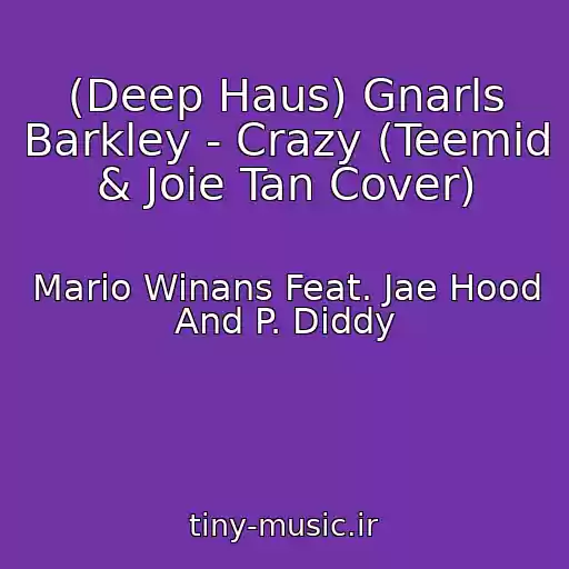 کاور آهنگ (Deep Haus) Gnarls Barkley - Crazy (Teemid & Joie Tan Cover) از Mario Winans Feat. Jae Hood And P. Diddy