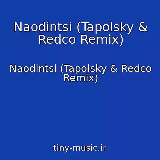 کاور آهنگ Naodintsі (Tapolsky & Redco Remix) از Naodintsі (Tapolsky & Redco Remix)