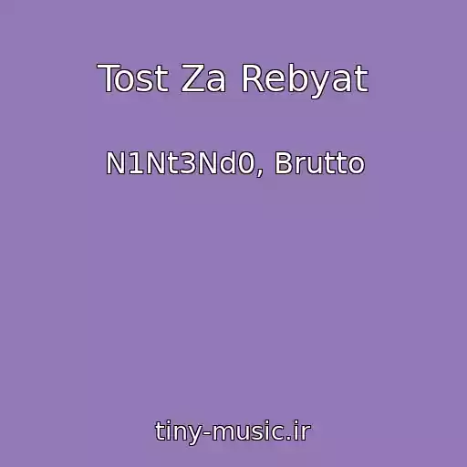 کاور آهنگ Tost Za Rebyat از N1Nt3Nd0, Brutto