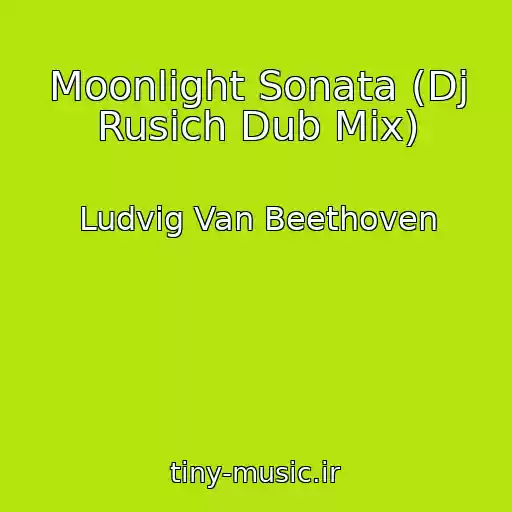 کاور آهنگ Moonlight Sonata (Dj Rusich Dub Mix) از Ludvig Van Beethoven