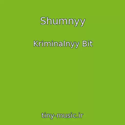 کاور آهنگ Shumnyy از Kriminalnyy Bit