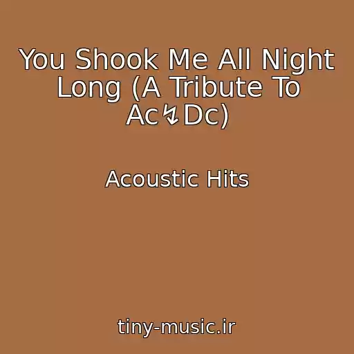 کاور آهنگ You Shook Me All Night Long (A Tribute To Ac↯Dc) از Acoustic Hits