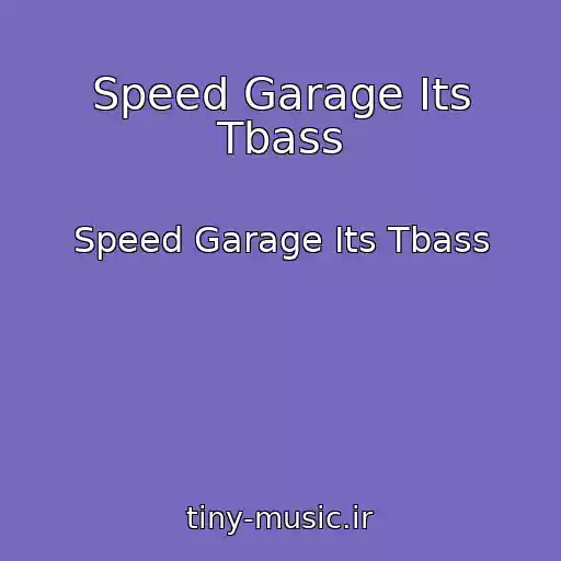 کاور آهنگ Speed Garage Its Tbass از Speed Garage Its Tbass