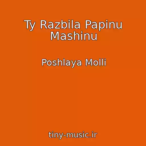 کاور آهنگ Ty Razbila Papinu Mashinu از Poshlaya Molli
