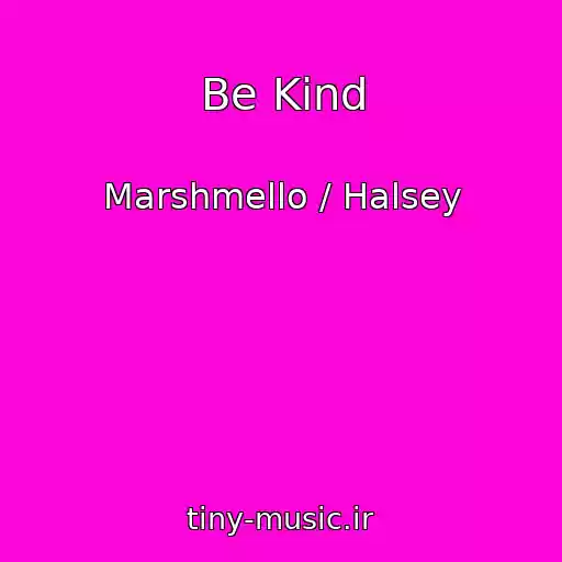 کاور آهنگ Be Kind از Marshmello / Halsey