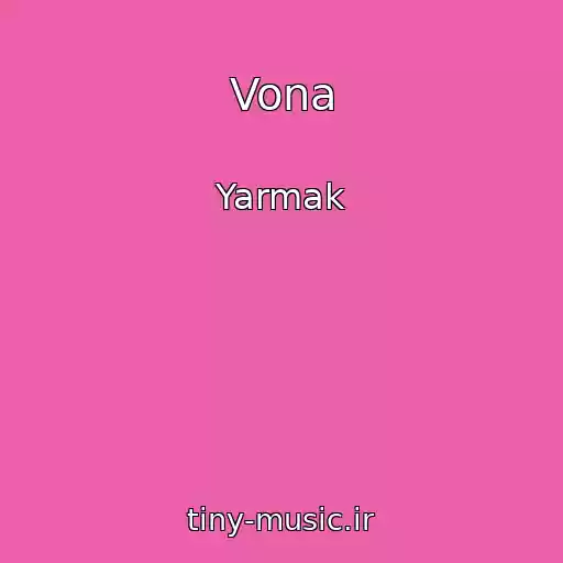 کاور آهنگ Vona از Yarmak