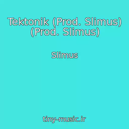 کاور آهنگ Tektonik (Prod. Slimus) (Prod. Slimus) از Slimus
