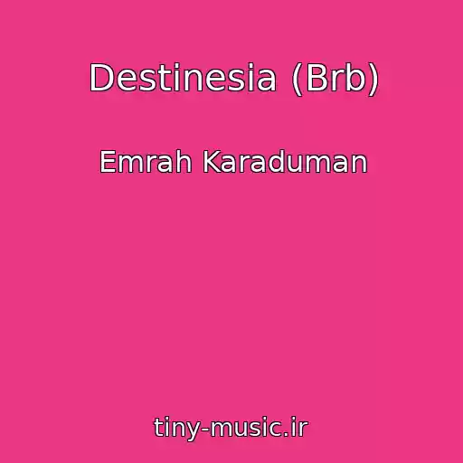 کاور آهنگ Destinesia (Brb) از Emrah Karaduman